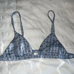 Midori Gray Geometric Bralette